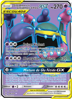 Carte Grotadmorv et Grotadmorv d’Alola GX 196/214 – Alliance Infaillible