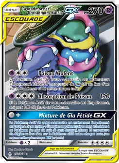 Carte Grotadmorv et Grotadmorv d’Alola GX 197/214 – Alliance Infaillible