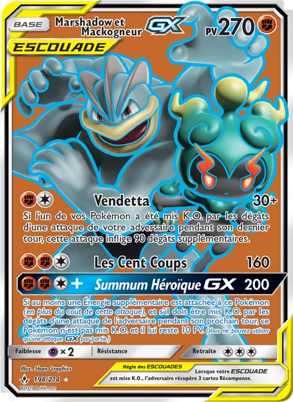 Carte Marshadow et Mackogneur GX 198/214 – Alliance Infaillible