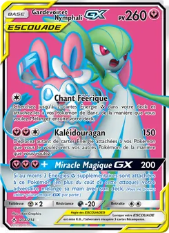 Carte Gardevoir et Nymphali GX 204/214 – Alliance Infaillible