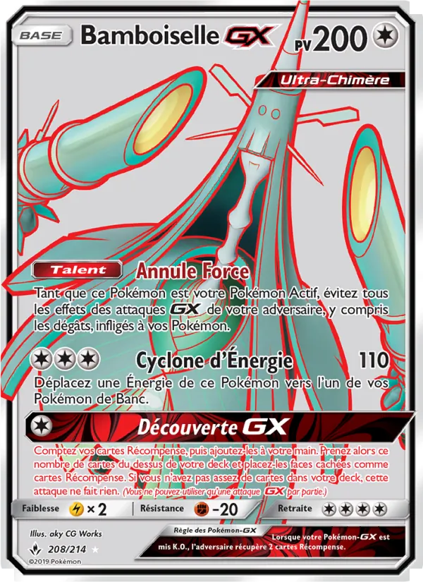 Carte Bamboiselle GX 208/214 – Alliance Infaillible
