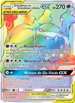 Carte Grotadmorv et Grotadmorv d’Alola GX 220/214 – Alliance Infaillible