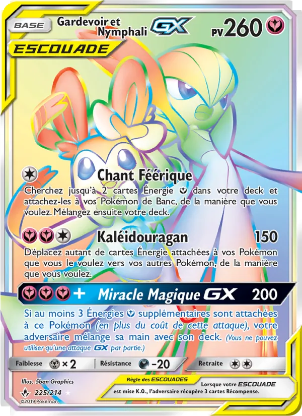 Carte Gardevoir et Nymphali GX 225/214 – Alliance Infaillible