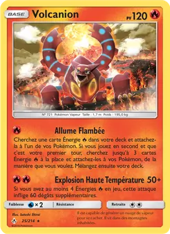 Carte Volcanion 25/214 – Alliance Infaillible