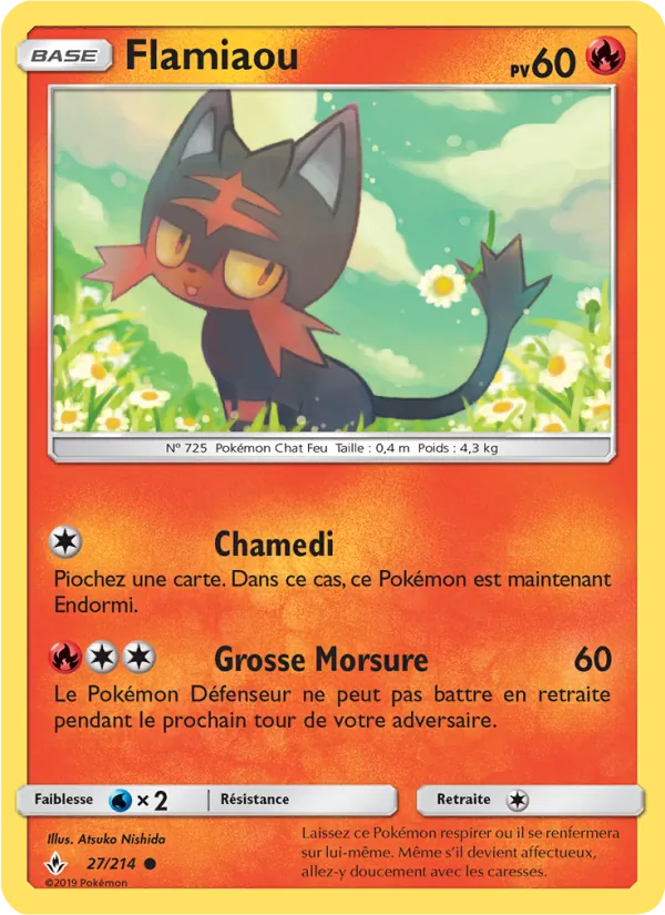 Carte Flamiaou 27/214 – Alliance Infaillible