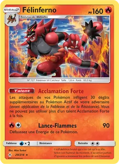 Carte Félinferno 29/214 – Alliance Infaillible