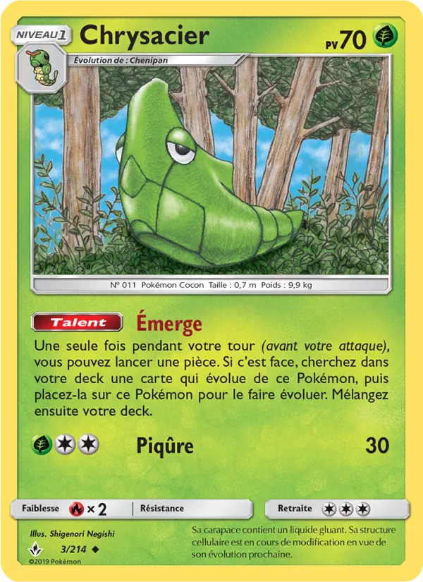Carte Chrysacier 3/214 – Alliance Infaillible