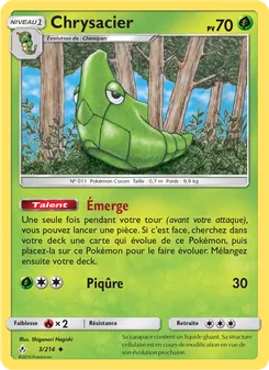 Carte Chrysacier 3/214 – Alliance Infaillible