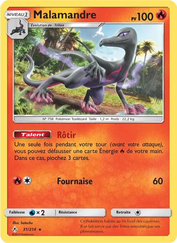 Carte Malamandre 31/214 – Alliance Infaillible