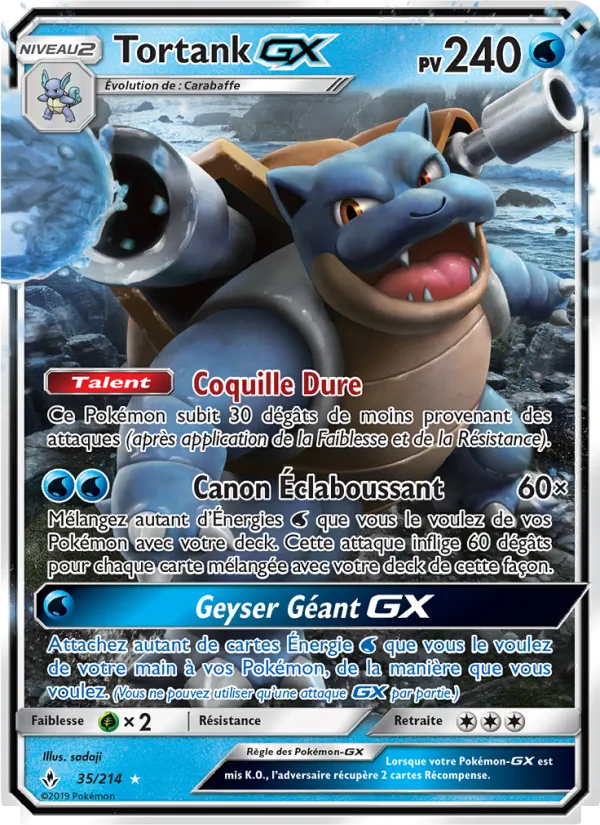 Carte Tortank GX 35/214 – Alliance Infaillible