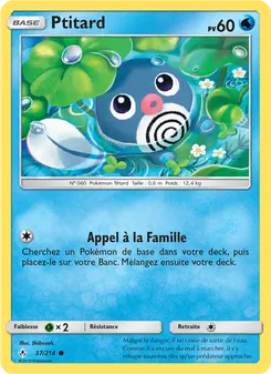 Carte Ptitard 37/214 – Alliance Infaillible