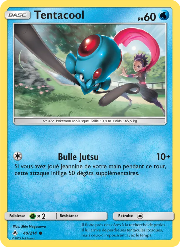 Carte Tentacool 40/214 – Alliance Infaillible