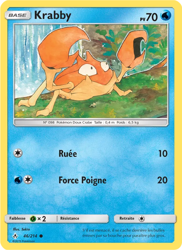 Carte Krabby 46/214 – Alliance Infaillible