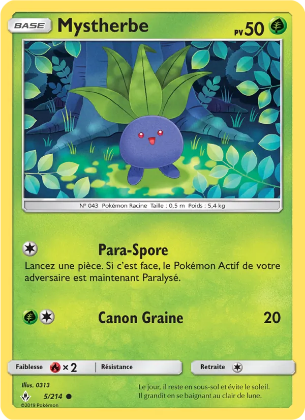 Carte Mystherbe 5/214 – Alliance Infaillible