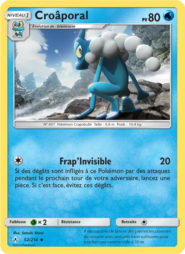 Carte Croâporal 52/214 – Alliance Infaillible