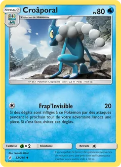 Carte Croâporal 52/214 – Alliance Infaillible