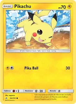 Carte Pikachu 54/214 – Alliance Infaillible