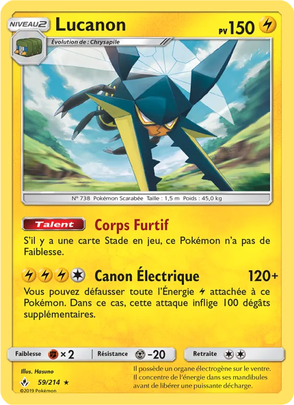 Carte Lucanon 59/214 – Alliance Infaillible