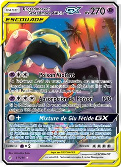 Carte Grotadmorv et Grotadmorv d’Alola GX 61/214 – Alliance Infaillible