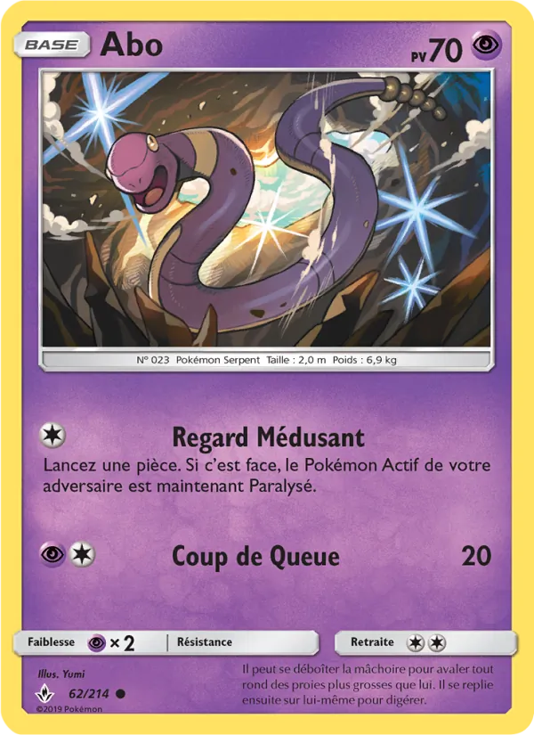 Carte Abo 62/214 – Alliance Infaillible