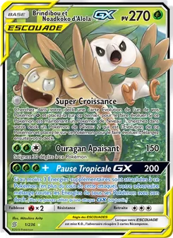 Carte Brindibou et Noadkoko d’Alola GX 1/236 – Harmonie des Esprits