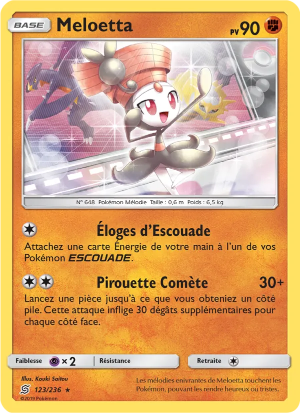 Carte Meloetta 123/236 – Harmonie des Esprits