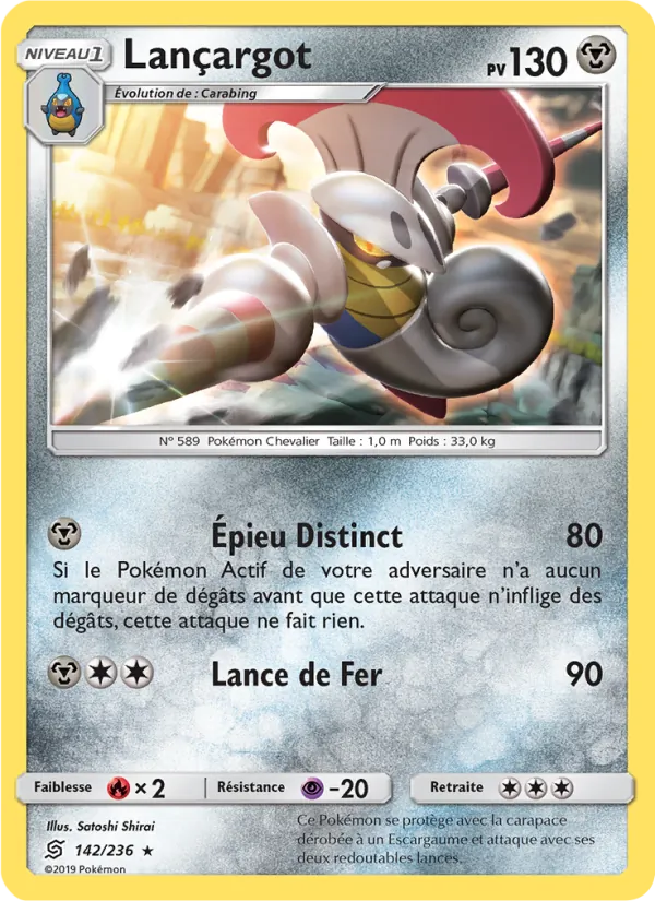 Carte Lançargot 142/236 – Harmonie des Esprits