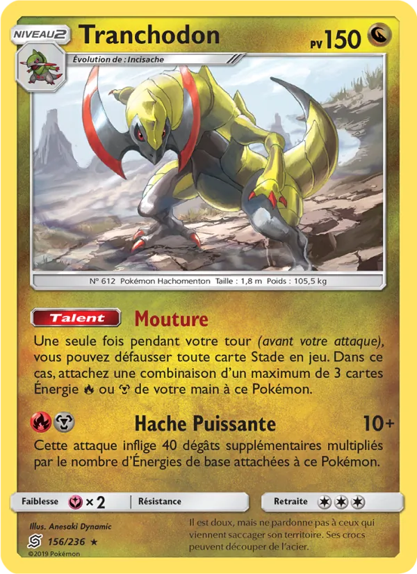 Carte Tranchodon 156/236 – Harmonie des Esprits