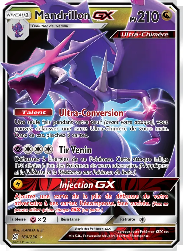 Carte Mandrillon GX 160/236 – Harmonie des Esprits