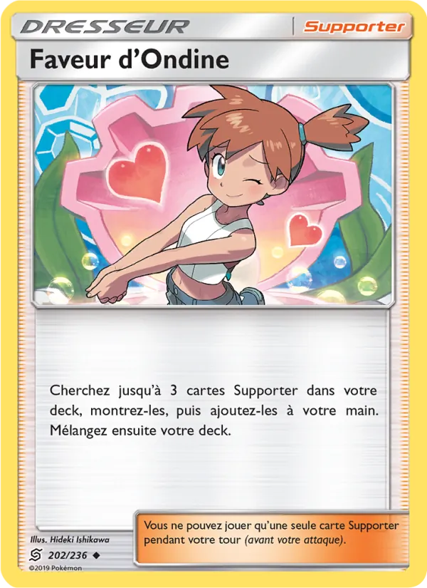 Carte Faveur d’Ondine 202/236 – Harmonie des Esprits