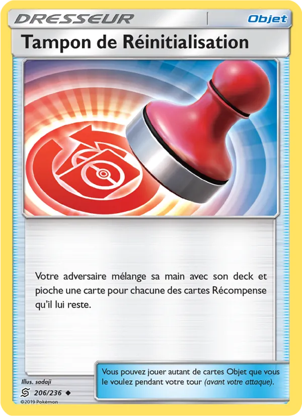 Carte Tampon de Réinitialisation 206/236 – Harmonie des Esprits