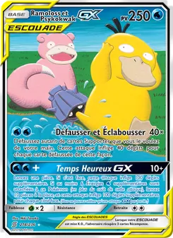 Carte Ramoloss et Psykokwak GX 218/236 – Harmonie des Esprits