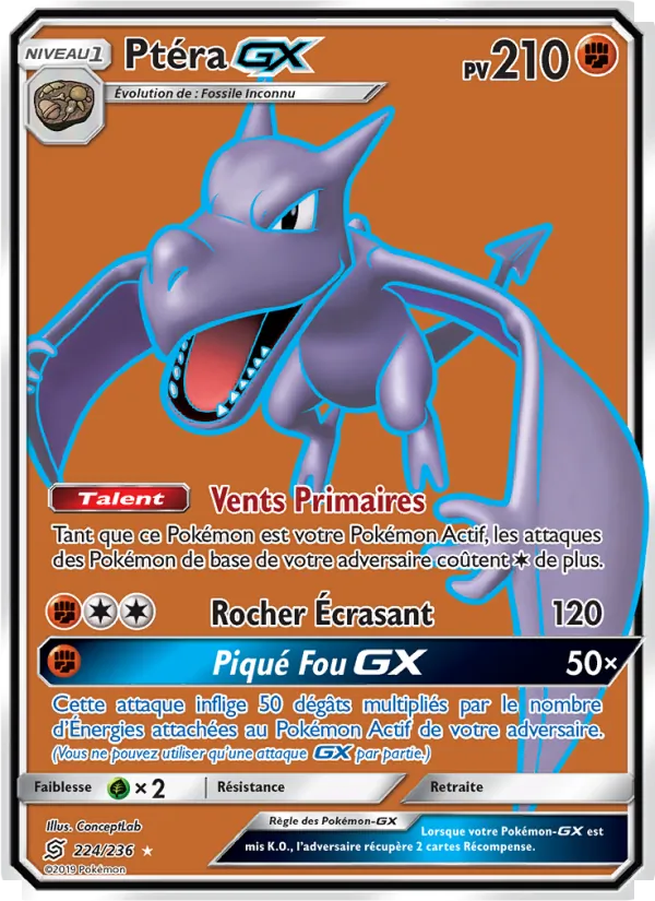Carte Ptéra GX 224/236 – Harmonie des Esprits