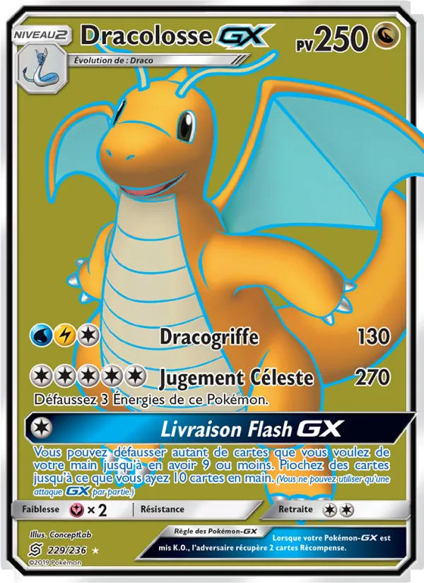 Carte Dracolosse GX 229/236 – Harmonie des Esprits