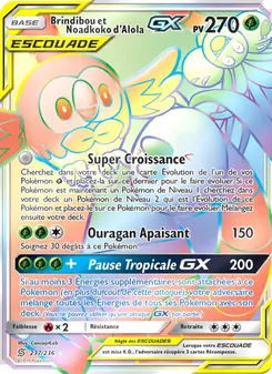 Carte Brindibou et Noadkoko d’Alola GX 237/236 – Harmonie des Esprits