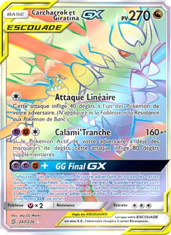 Carte Carchacrok et Giratina GX 247/236 – Harmonie des Esprits