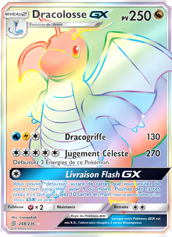 Carte Dracolosse GX 248/236 – Harmonie des Esprits