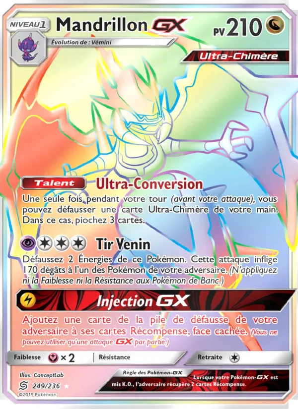 Carte Mandrillon GX 249/236 – Harmonie des Esprits