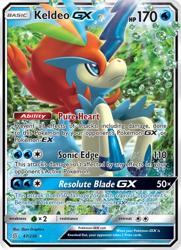 Carte Keldeo GX 47/236 – Harmonie des Esprits
