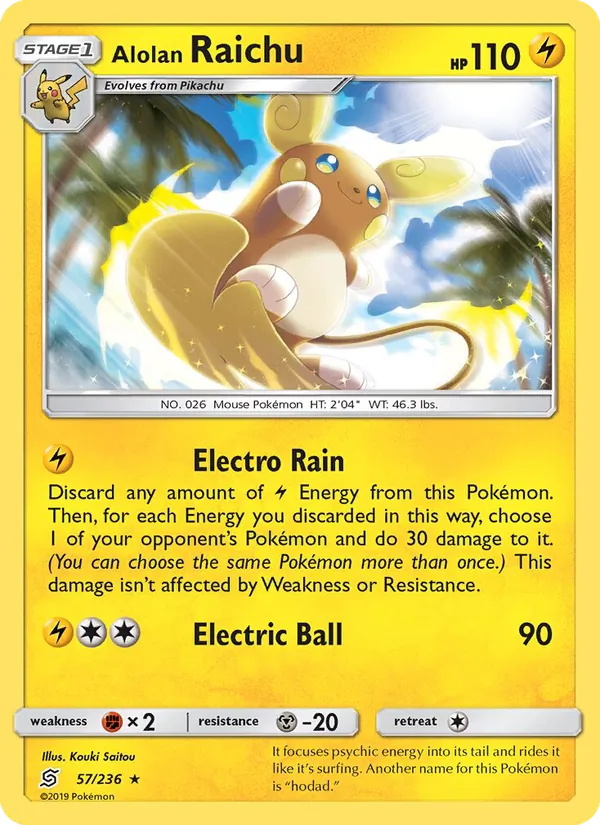 Carte Raichu d’Alola 57/236 – Harmonie des Esprits
