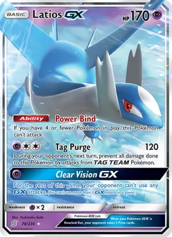 Carte Latios GX 78/236 – Harmonie des Esprits