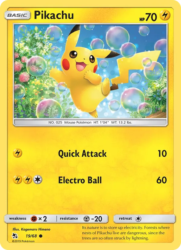 Carte Pikachu 19/68 – Destinées Occultes
