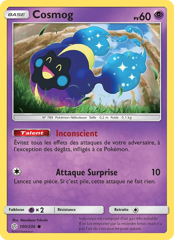 Carte Cosmog 100/236 – Éclipse Cosmique