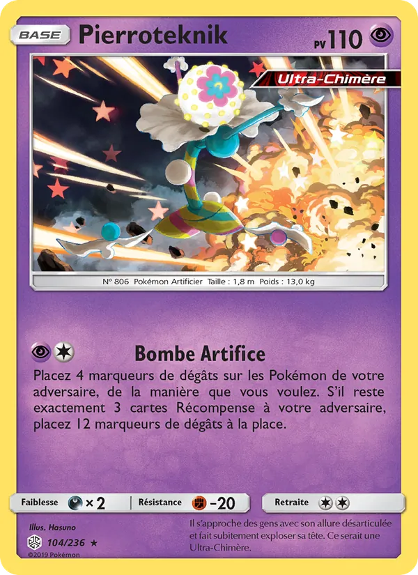 Carte Pierroteknik 104/236 – Éclipse Cosmique