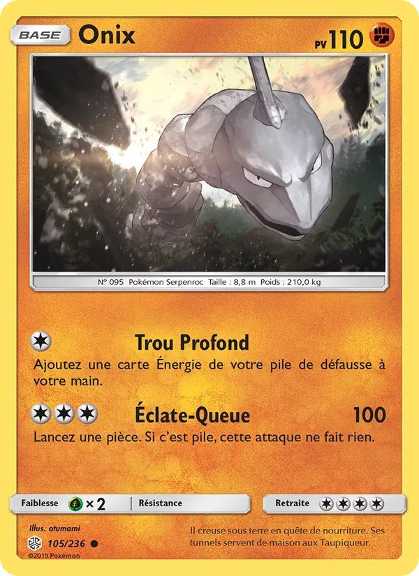 Carte Onix 105/236 – Éclipse Cosmique