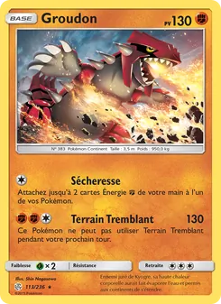 Carte Groudon 113/236 – Éclipse Cosmique