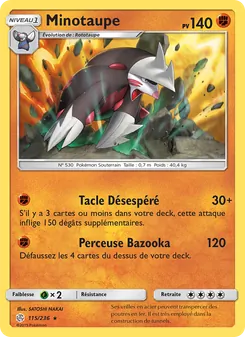 Carte Minotaupe 115/236 – Éclipse Cosmique