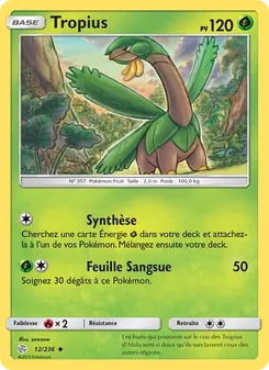 Carte Tropius 12/236 – Éclipse Cosmique