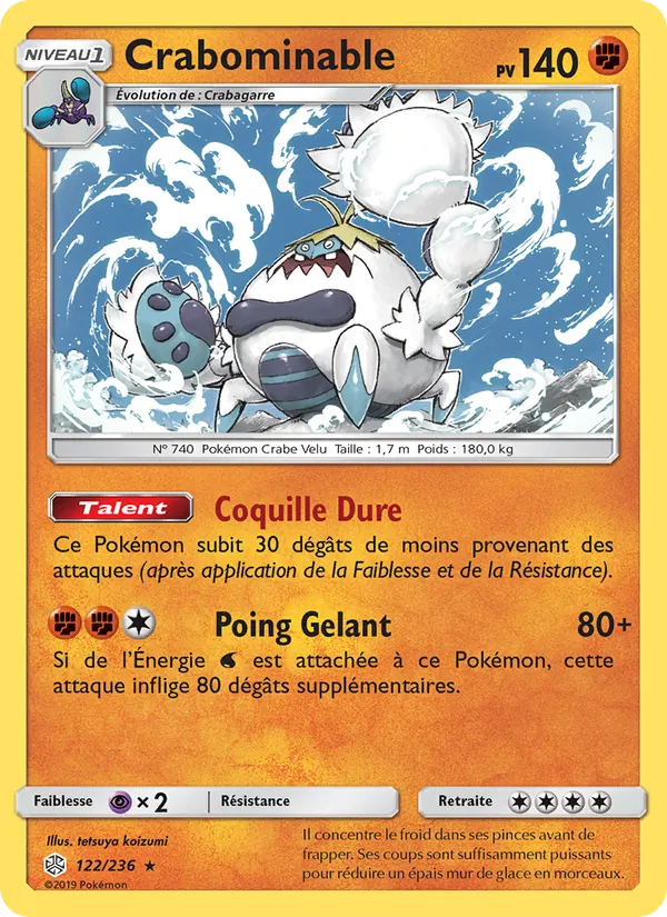 Carte Crabominable 122/236 – Éclipse Cosmique