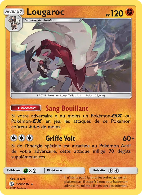 Carte Lougaroc 124/236 – Éclipse Cosmique